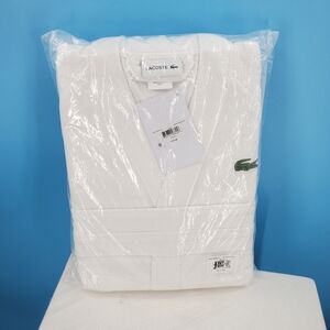 LaCoste white cotton robe *brand new!*